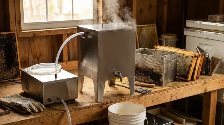 How do you use a steam wax melter? Efficiently Render High-Quality Beeswax