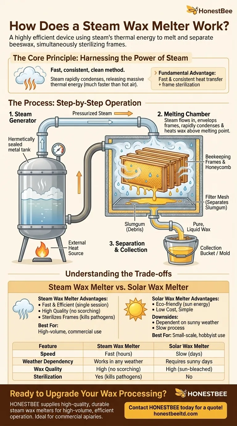 How does a steam wax melter work? A Fast, Efficient Method for High-Quality Wax Visual Guide