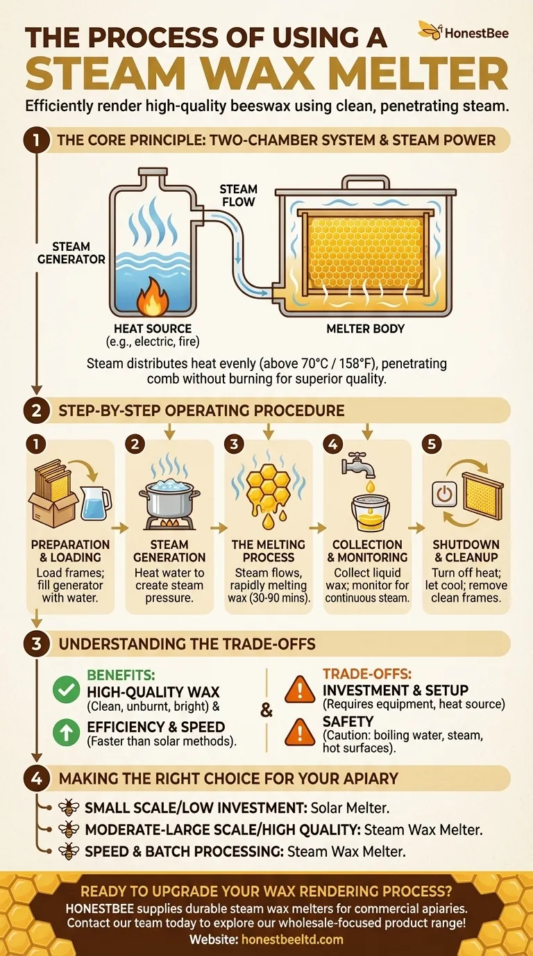 증기 왁스 용해기 사용 과정은 무엇인가요? 고품질 밀랍을 효율적으로 추출하는 방법 시각적 가이드