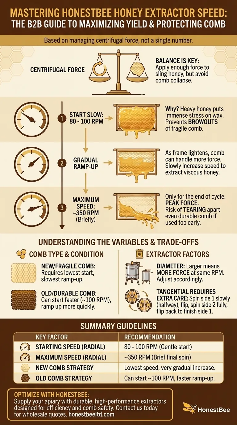 ハチミツ分離器の適切な速度は？安全で効率的な採蜜のためのRPM範囲をマスターする ビジュアルガイド