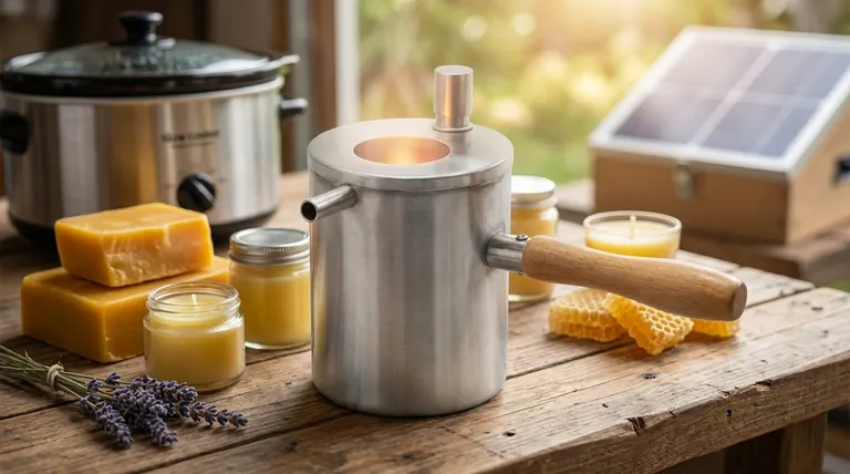 밀랍을 녹이는 다른 방법은 무엇입니까? 슬로우 쿠커 및 태양열 멜터로 안전하게 왁스 녹이기