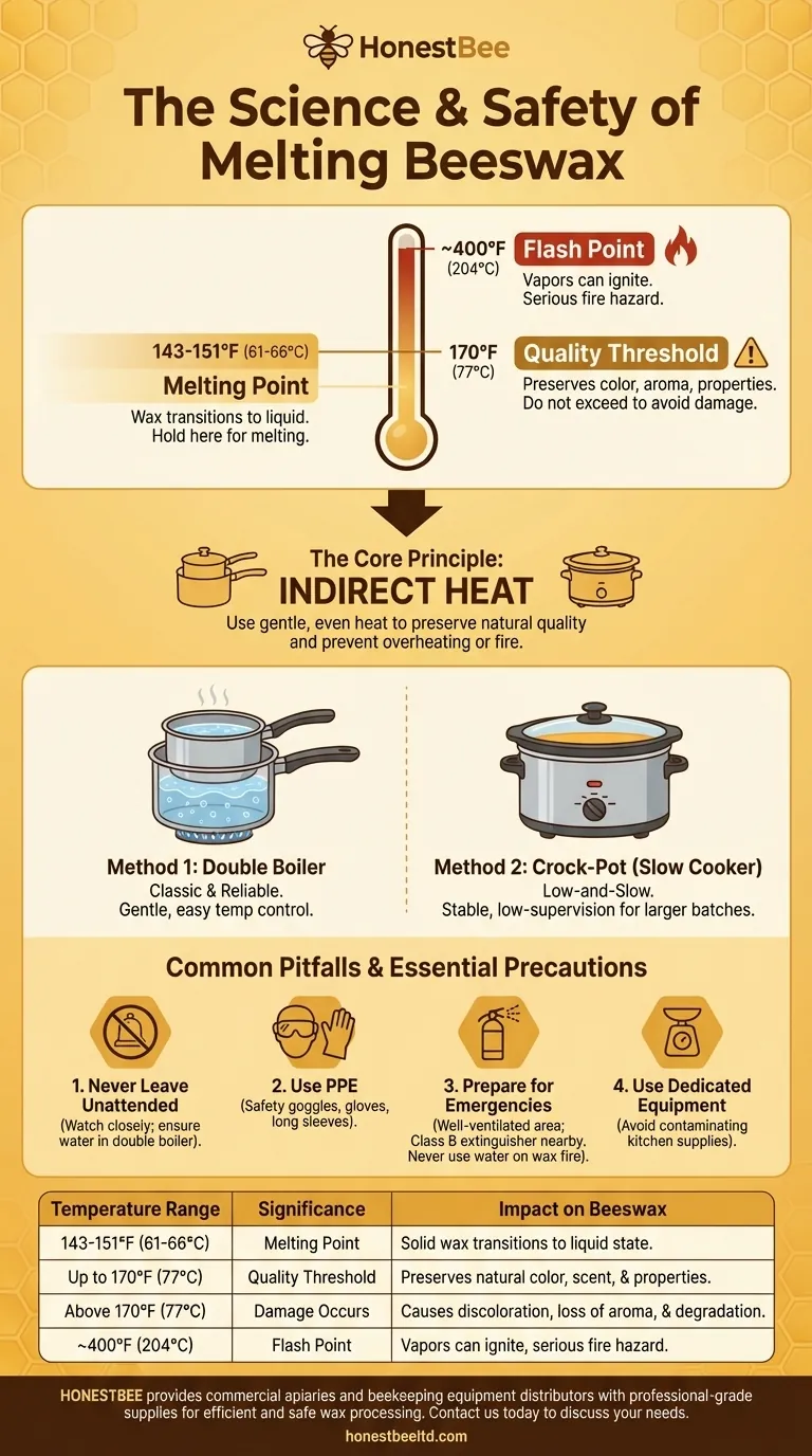 At what temperature does beeswax melt? Achieve Perfect Results and Ensure Safety Visual Guide