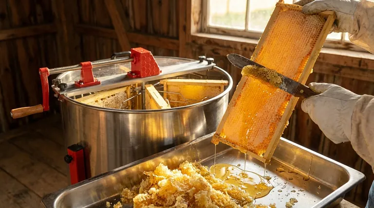 What is the relationship between beeswax harvesting and honey extraction? An Inseparable Process Explained