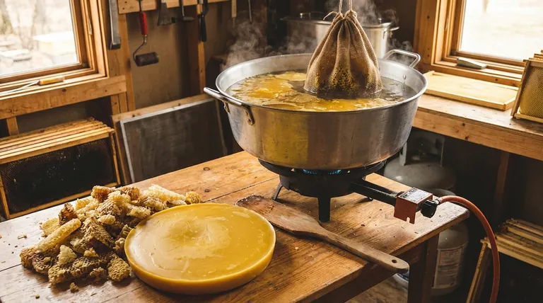 밀랍 온수 추출법이란? 깨끗한 밀랍 정제에 대한 간단한 안내