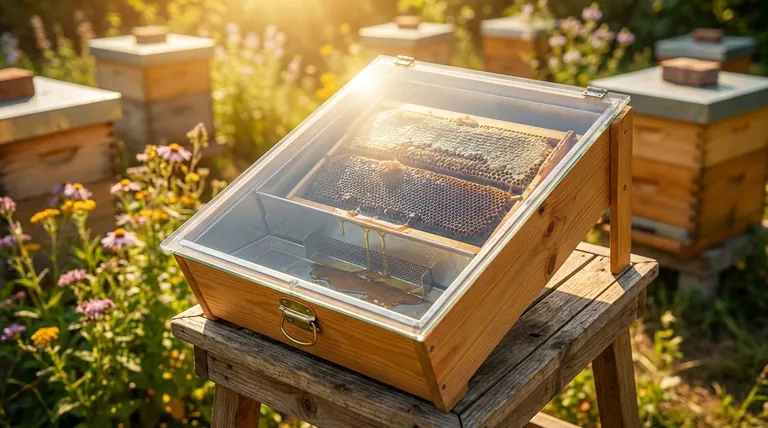 كيف تعمل طريقة استخلاص الشمع الشمسي؟ استعد شمع العسل النقي بقوة الشمس