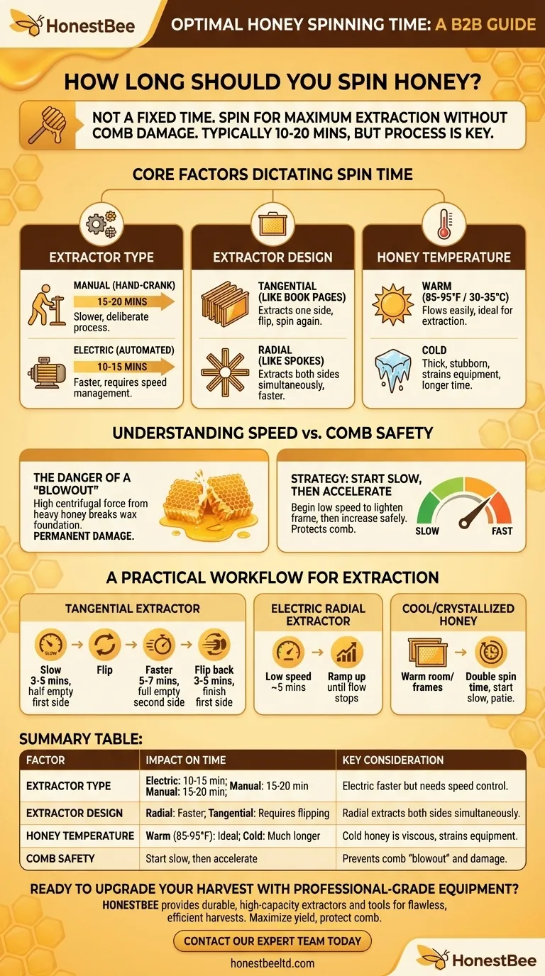 How long should you spin honey for? Master the Art of Efficient, Safe Extraction Visual Guide