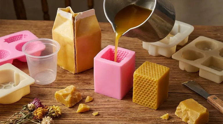 녹인 밀랍을 부을 때 사용할 수 있는 몰드는 어떤 종류인가요? 완벽한 분리를 위한 올바른 몰드 선택하기