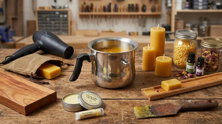 What are some creative uses for cleaned beeswax? From Crafts to Home Maintenance Solutions