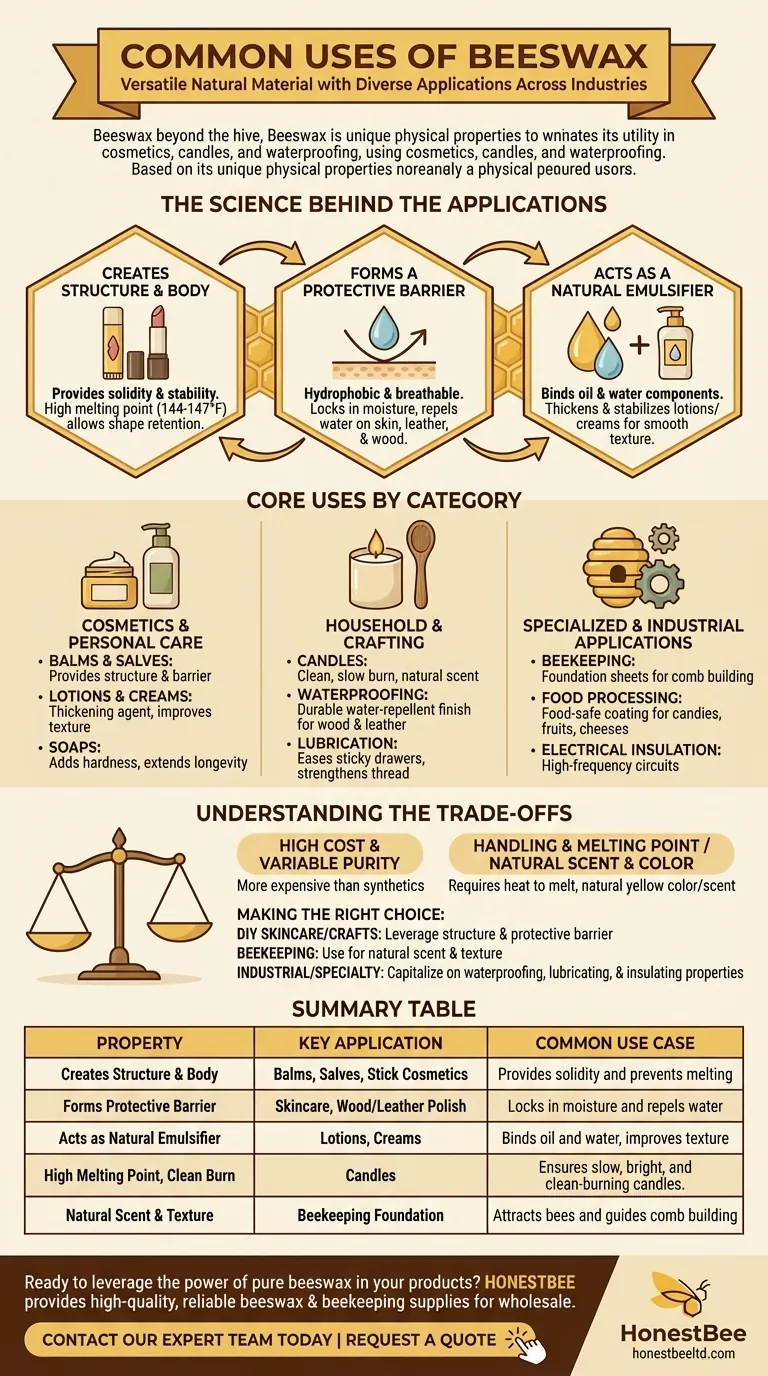 밀랍의 일반적인 용도는 무엇인가요? 자연이 선사하는 다재다능한 건축 자재 활용하기 시각적 가이드