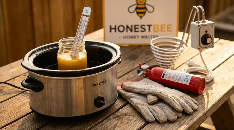 What precautions should be taken when using a crock pot to melt beeswax? Ensure Safe & Effective Melting