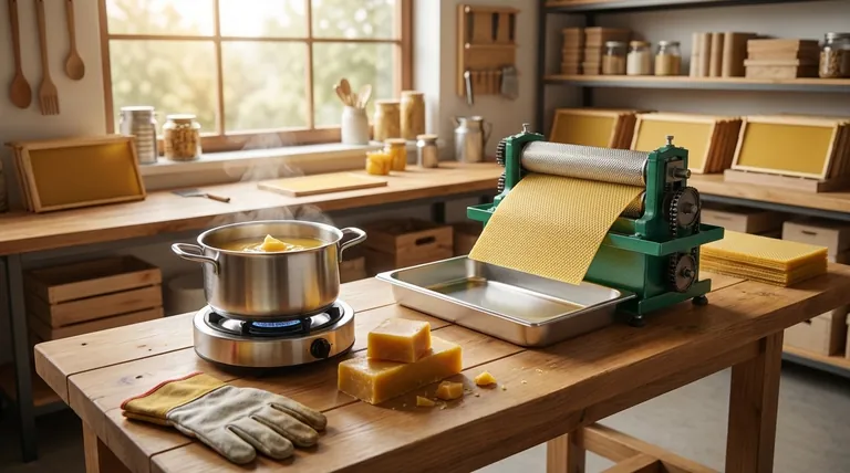 What is the key advice for safely melting beeswax? Master Safe, Gentle Heat Techniques