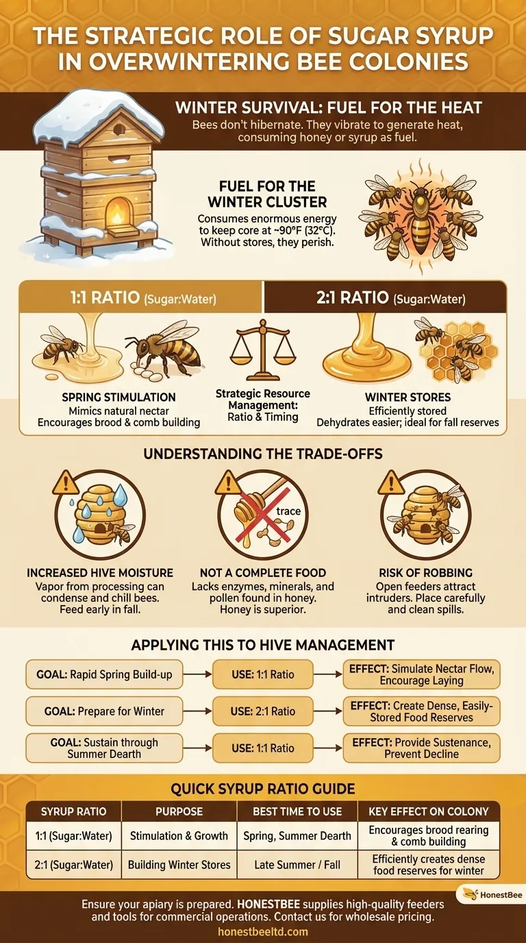 설탕 시럽은 월동하는 벌집에 어떤 역할을 할까요? 전략적인 겨울 먹이 공급 가이드 시각적 가이드