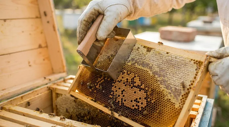 What are the functions of the comb in a bee hive? The Hive's Pantry and Nursery