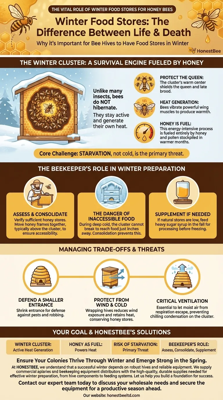 为什么蜂群在冬季储存食物很重要？蜂群生存的关键 图解指南