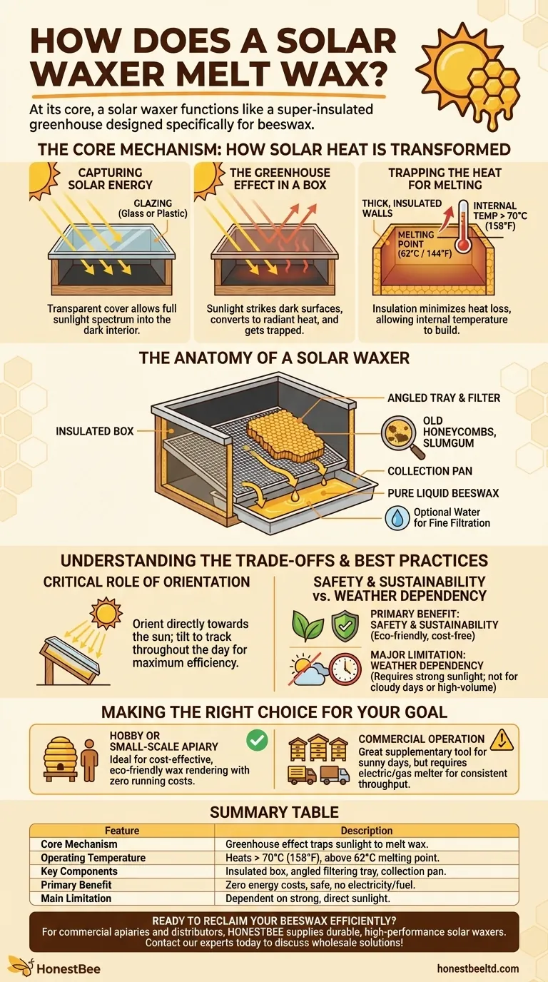 How does the solar waxer melt wax? Harness the Sun for Pure, Cost-Effective Beeswax Visual Guide