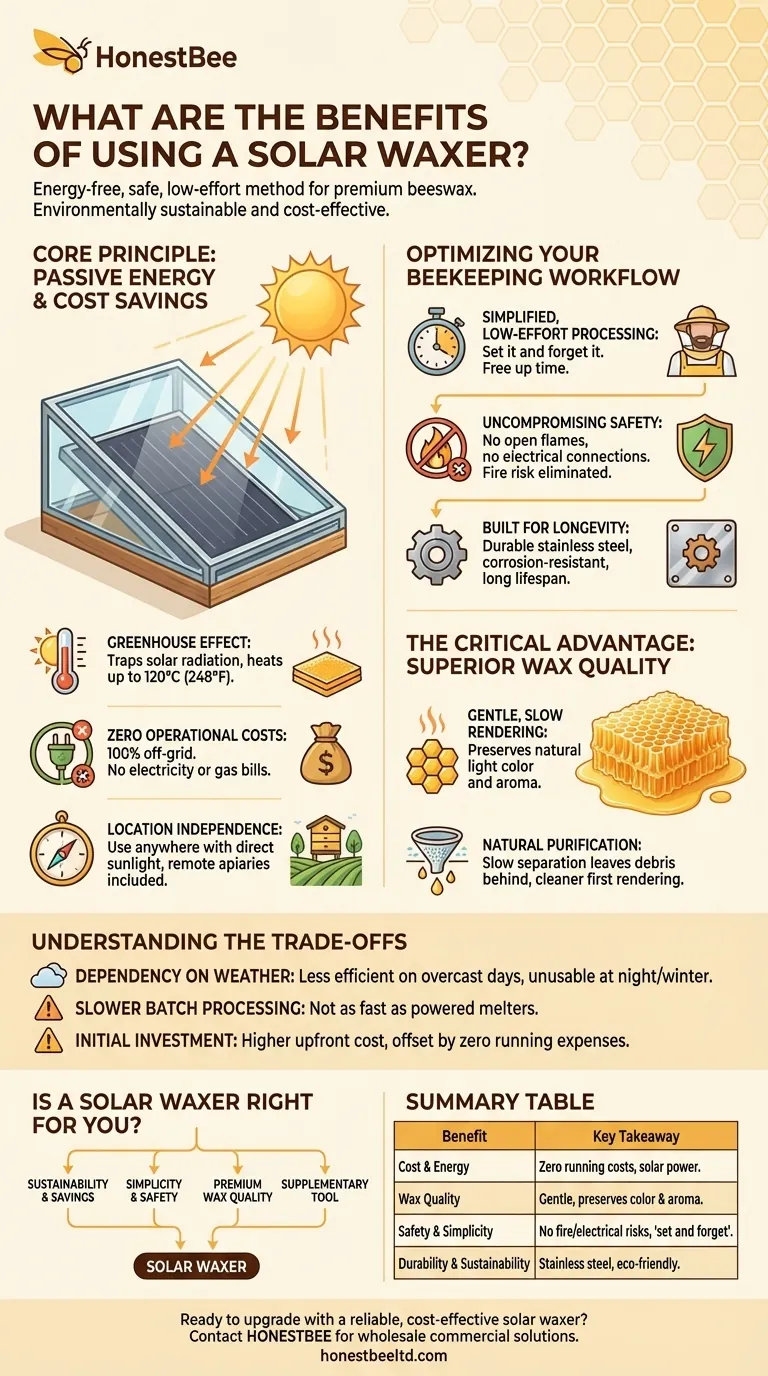 태양열 밀랍 추출기의 사용 이점은 무엇입니까? 친환경적, 고품질 밀랍 렌더링 시각적 가이드