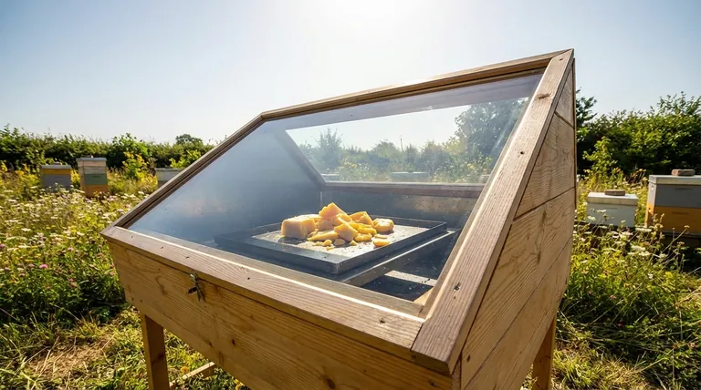How does the solar waxing machine operate without electricity or fuel? Harnessing the Sun's Power for Pure Beeswax