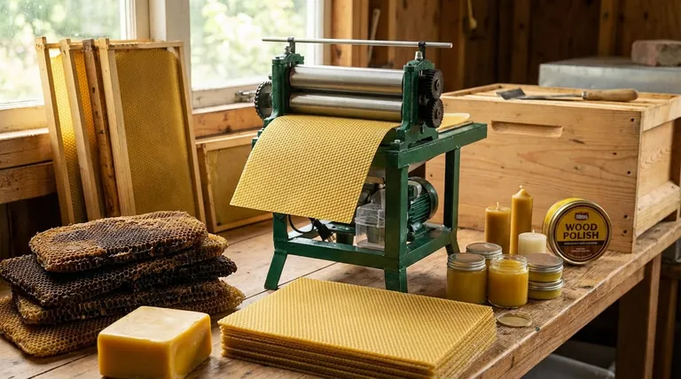 What can be done with the old wax from a beehive? Transform It Into Valuable Resources