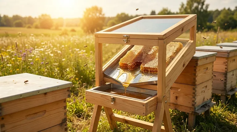 태양열 밀랍 녹이개 사용의 장점은 무엇인가요? 무료 태양 에너지를 활용하여 순수한 밀랍을 얻으세요