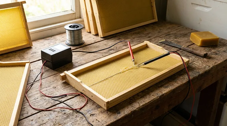 How can combs be further strengthened? Embed Wires for Durable, High-Yield Hives