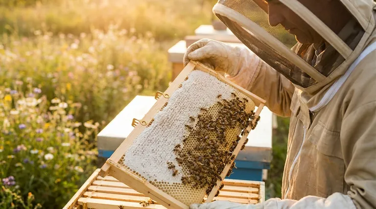 새로운 소광대(foundation)가 있는 틀을 군집에 언제 주어야 할까요? 성공적인 벌통을 위한 최적의 시기