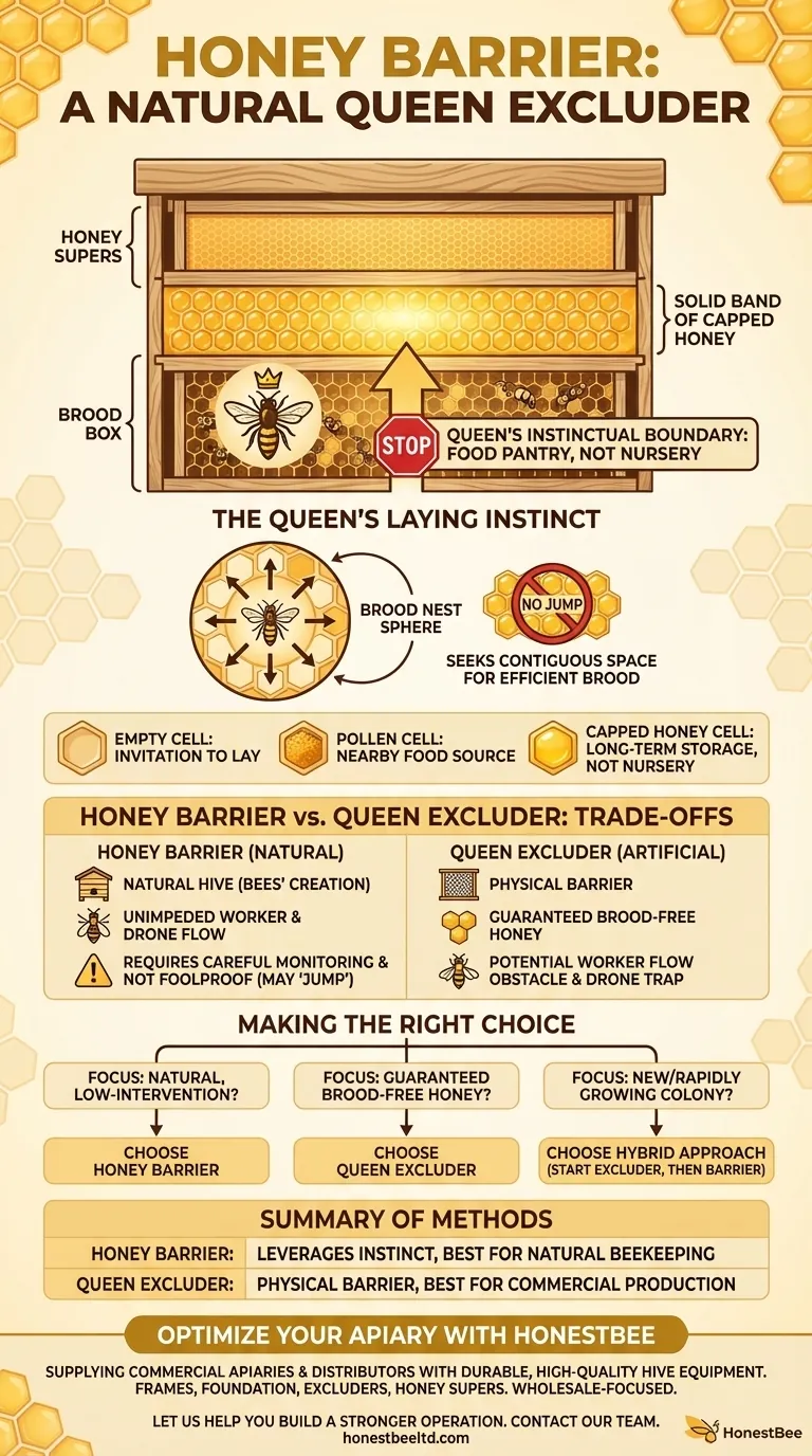 Wie können Honigwaben als natürliche Barriere wirken, um die Königin unten zu halten? Ein Leitfaden zur natürlichen Königinnenhaltung Visuelle Anleitung