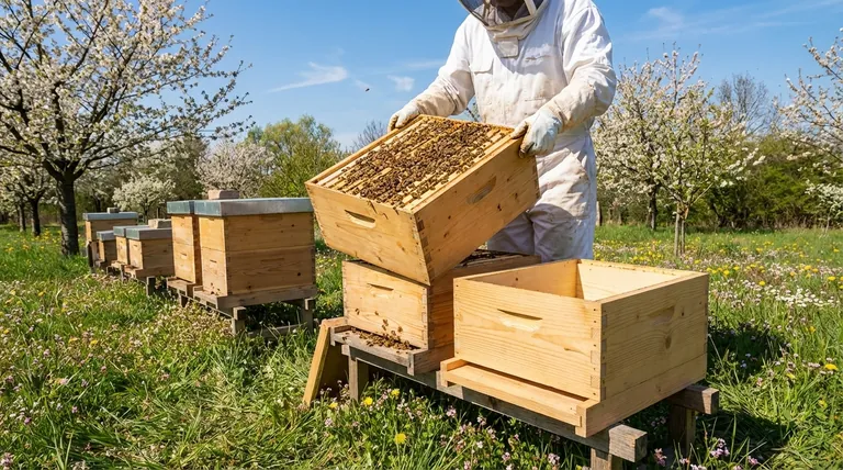 봄에 육아통을 뒤집는 목적은 무엇인가요? 선제적인 군집 분열 방지 전략