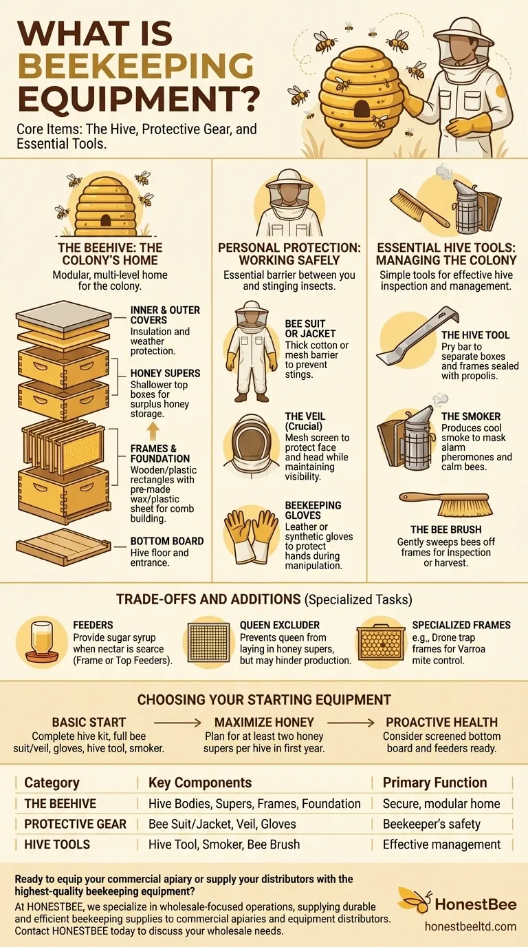 What is beekeeping equipment? Essential Tools for Commercial Apiaries & Distributors Visual Guide