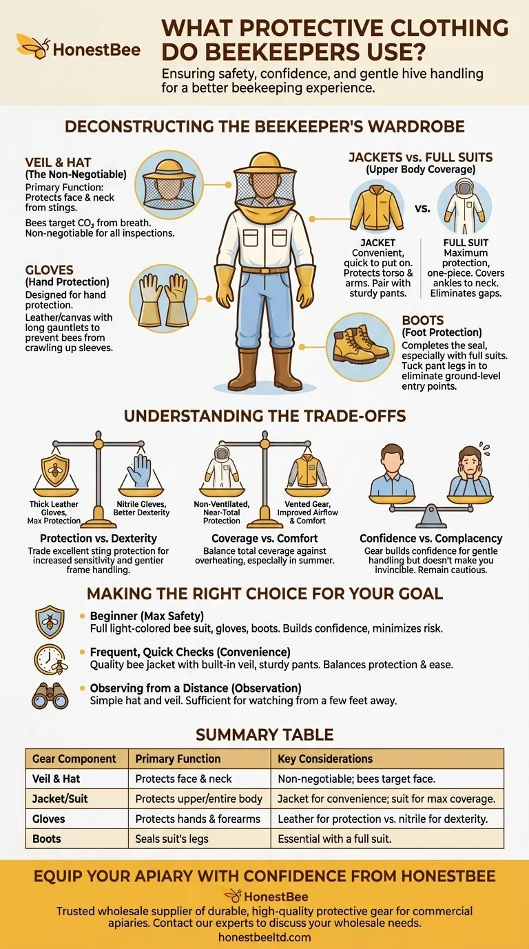 양봉가들은 어떤 보호복을 사용하나요? 안전하고 자신감 있는 양봉을 위한 필수 장비 시각적 가이드