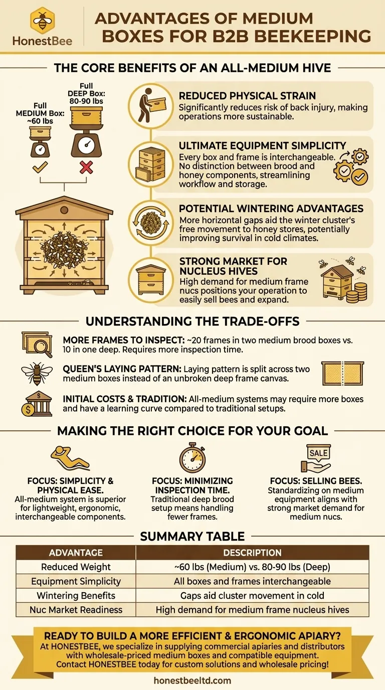 Каковы преимущества использования средних корпусов? Достижение более легкого и простого пчеловодства Визуальное руководство