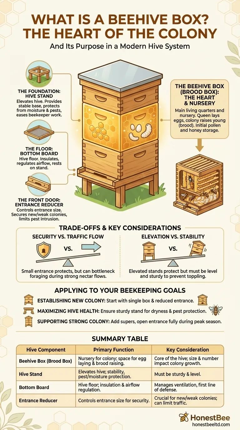 벌통 상자란 무엇이며 그 목적은 무엇인가요? 번성하는 벌 군집의 심장 시각적 가이드