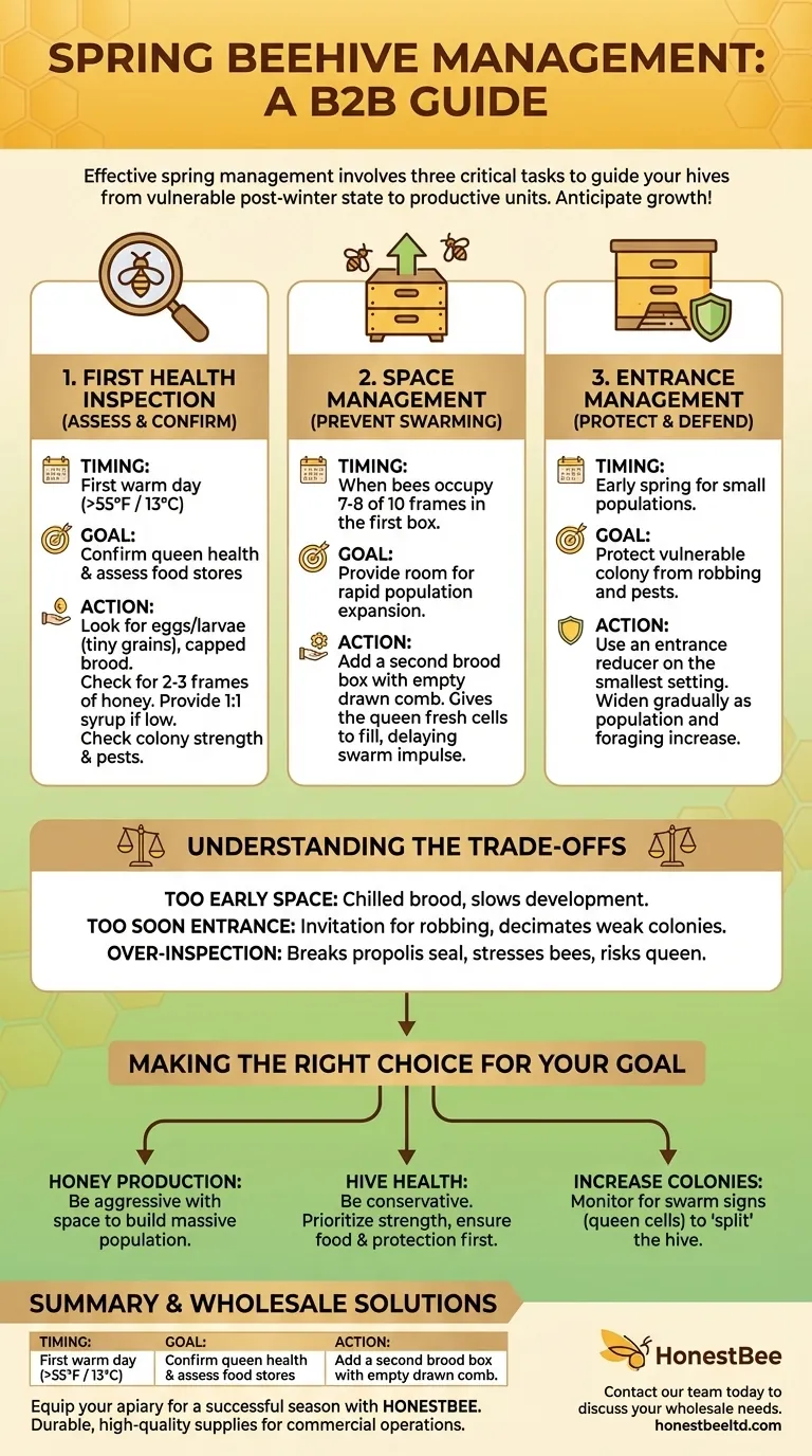 봄철 벌통 관리를 위해 무엇을 해야 할까요? 강하고 생산적인 벌통을 위한 필수 단계 시각적 가이드