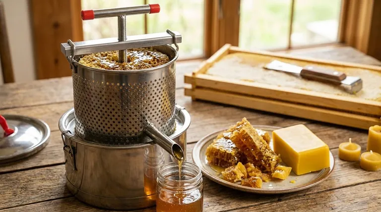 Que devient la cire après pressage dans un pressoir à miel ? Un guide pour maximiser le rendement de votre ruche