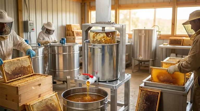 How are honey presses beneficial for large beekeeping operations? Maximize Yield & Efficiency
