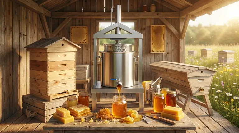 Was sind die Vorteile der Verwendung einer Honigpresse für Warré- oder Top-Bar-Bienenstöcke? Maximieren Sie Ihre natürliche Ernte