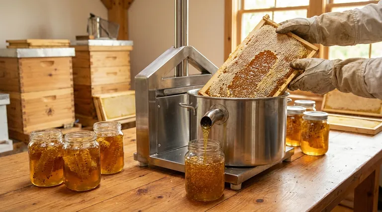 벌꿀 압착기가 청크 꿀 생산에 적합한 이유는 무엇입니까? 고객을 위한 진정성 있고 자연적인 꿀을 만드세요