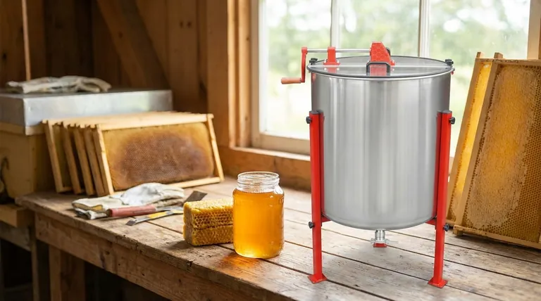 꿀 압착기를 사용하여 얻는 최종 산물은 무엇입니까? 순수한 꿀과 가치 있는 밀랍