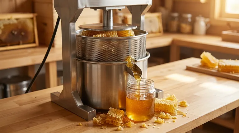 꿀 프레스의 주요 기능은 무엇인가요? 부드러운 압력으로 순수하고 장인 정신이 깃든 꿀 추출