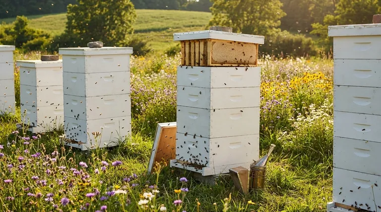 Quale arnia produce più miele? L'arnia Langstroth massimizza la tua resa di miele