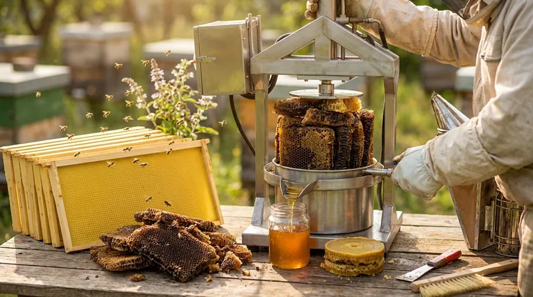 What are the benefits of pressing comb for bees' health? Incentivize Proactive Hive Renewal