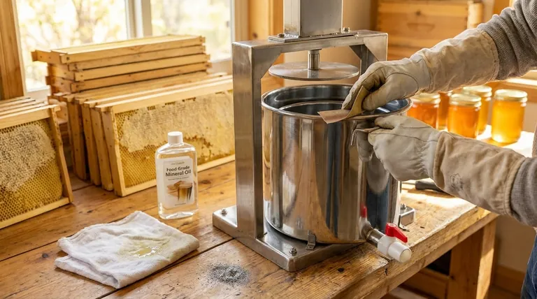 如何去除蜂蜜压榨机的锋利边缘?安全、卫生准备指南