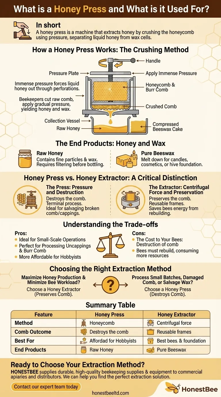 꿀 압착기는 무엇이며, 어디에 사용되나요? 간단한 꿀 추출 가이드 시각적 가이드
