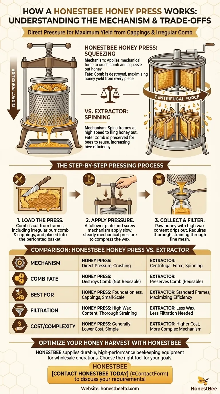 꿀 압착기는 어떻게 작동하나요? 간단하고 수확량이 높은 꿀 추출 가이드 시각적 가이드