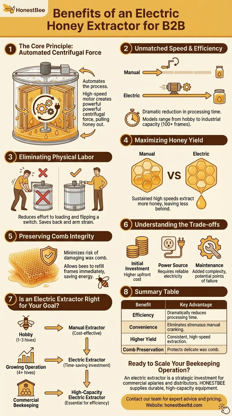 What are the benefits of using an electric honey extractor? Boost Efficiency & Honey Yield for Your Apiary Visual Guide