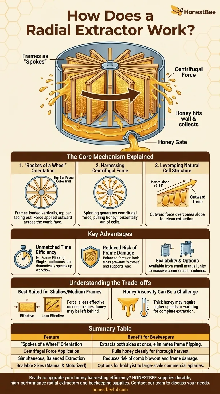 How does a radial extractor work? Master Efficient Honey Harvesting for Your Apiary Visual Guide