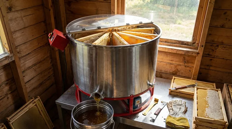 방사형 추출기는 어떻게 작동하나요? 양봉장을 위한 효율적인 꿀 수확 마스터하기
