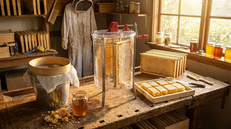 What are the methods of extracting honey? Centrifugal, Crush & Strain, or Cut Comb