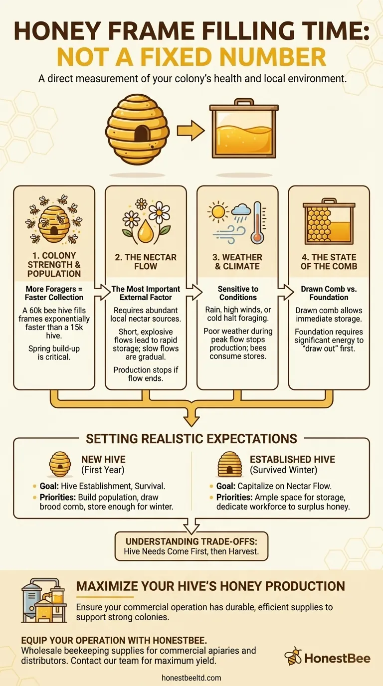 Quanto tempo impiegano le api per riempire un favo di miele? Dipende da questi 4 fattori chiave Guida Visiva