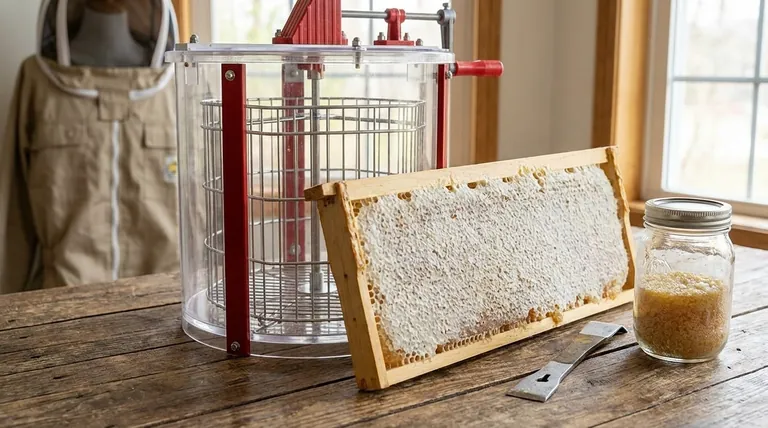 How do I extract honey that has set in the frame? Salvage Your Harvest with Gentle Heat