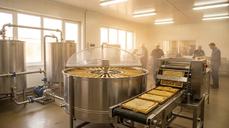 Como os apicultores comerciais extraem o mel? Domine a colheita de mel automatizada e de alto volume